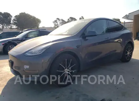 TESLA MODEL Y 2020 vin 5YJYGDEE6LF053155 from auto auction Copart