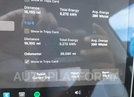 TESLA MODEL Y 2021 vin 5YJYGDEF5MF157873 from auto auction Copart