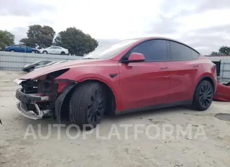 Tesla Model Y 2022 2022 vin 7SAYGDEF2NF406103 from auto auction Copart