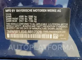 BMW 330I 2020 vin 3MW5R1J04L8B17328 from auto auction Copart