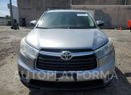 TOYOTA HIGHLANDER 2016 vin 5TDBKRFH1GS327101 from auto auction Copart