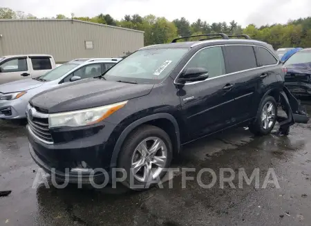 Toyota Highlander 2015 2015 vin 5TDDCRFH0FS008292 from auto auction Copart