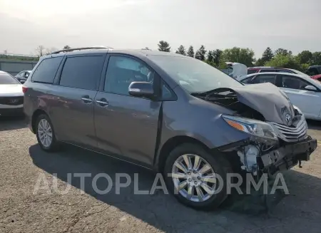 TOYOTA SIENNA XLE 2015 vin 5TDDK3DC7FS122345 from auto auction Copart