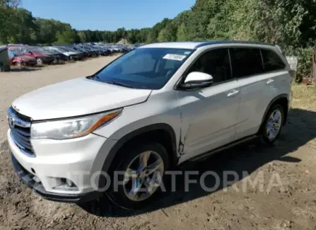 Toyota Highlander 2015 2015 vin 5TDDKRFH2FS082011 from auto auction Copart