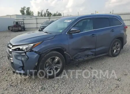 TOYOTA HIGHLANDER 2018 vin 5TDDZRFH7JS871047 from auto auction Copart