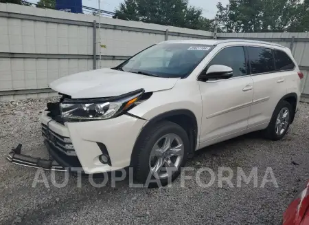 TOYOTA HIGHLANDER 2018 vin 5TDDZRFHXJS827219 from auto auction Copart