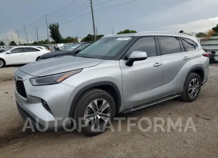 Toyota Highlander 2022 2022 vin 5TDGZRAH5NS559321 from auto auction Copart