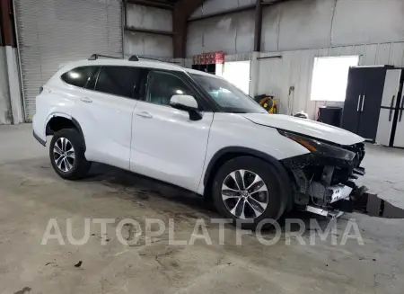 TOYOTA HIGHLANDER 2022 vin 5TDGZRBH0NS589549 from auto auction Copart