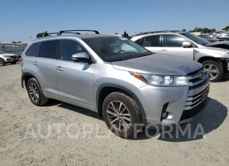 TOYOTA HIGHLANDER 2017 vin 5TDJZRFH1HS450471 from auto auction Copart