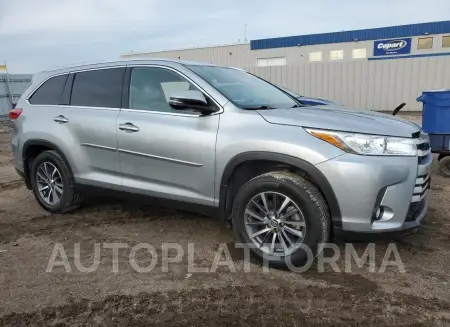 TOYOTA HIGHLANDER 2019 vin 5TDJZRFH1KS955496 from auto auction Copart