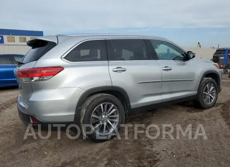 TOYOTA HIGHLANDER 2019 vin 5TDJZRFH1KS955496 from auto auction Copart