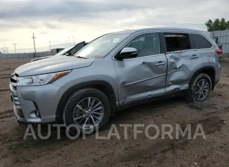 TOYOTA HIGHLANDER 2019 vin 5TDJZRFH1KS955496 from auto auction Copart