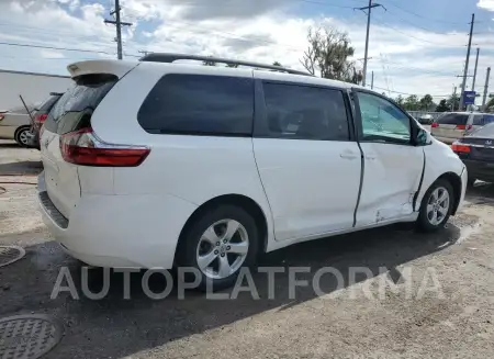 TOYOTA SIENNA LE 2015 vin 5TDKK3DC9FS612017 from auto auction Copart