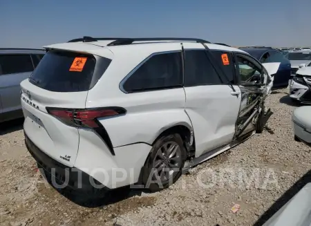 TOYOTA SIENNA LE 2021 vin 5TDKRKEC6MS034430 from auto auction Copart