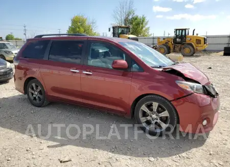 TOYOTA SIENNA SE 2016 vin 5TDXK3DC2GS744303 from auto auction Copart