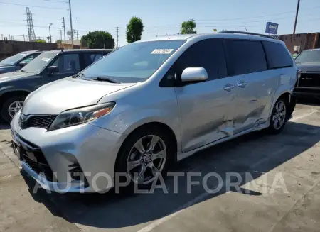 Toyota Sienna SE 2019 2019 vin 5TDXZ3DC8KS997307 from auto auction Copart