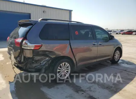 TOYOTA SIENNA XLE 2016 vin 5TDYK3DCXGS710159 from auto auction Copart