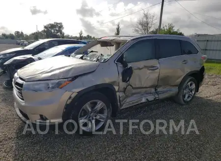 Toyota Highlander 2015 2015 vin 5TDYKRFH8FS043893 from auto auction Copart