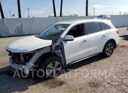 Acura MDX 2019 2019 vin 5J8YD3H34KL006085 from auto auction Copart