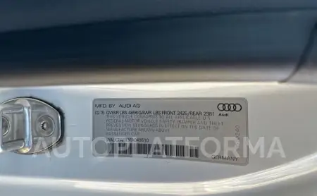 AUDI A5 PREMIUM 2015 vin WAUCFAFR3FA049510 from auto auction Copart