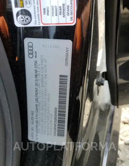 AUDI A6 PREMIUM 2016 vin WAUGFAFC6GN009509 from auto auction Copart