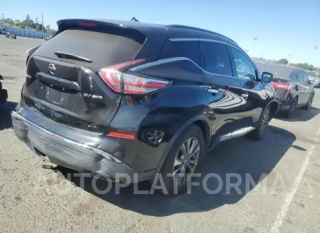 NISSAN MURANO S 2016 vin 5N1AZ2MH5GN133805 from auto auction Copart