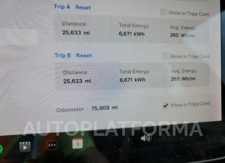 TESLA MODEL 3 2018 vin 5YJ3E1EA1JF102576 from auto auction Copart