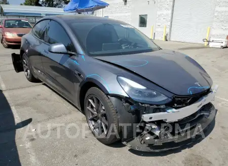 TESLA MODEL 3 2023 vin 5YJ3E1EA4PF691552 from auto auction Copart