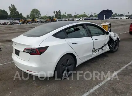 TESLA MODEL 3 2023 vin 5YJ3E1EA6PF603505 from auto auction Copart