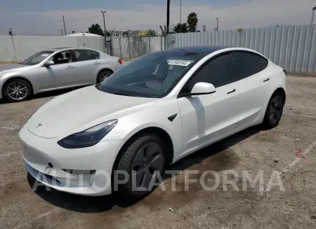 Tesla Model 3 2022 2022 vin 5YJ3E1EA7NF192872 from auto auction Copart