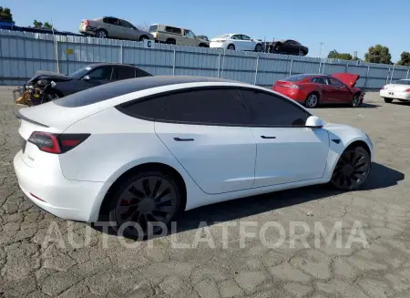 TESLA MODEL 3 2022 vin 5YJ3E1EC0NF307166 from auto auction Copart