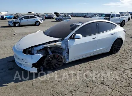 Tesla Model 3 2022 2022 vin 5YJ3E1EC0NF307166 from auto auction Copart