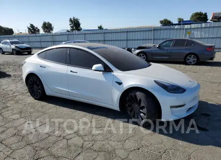 TESLA MODEL 3 2022 vin 5YJ3E1EC0NF307166 from auto auction Copart