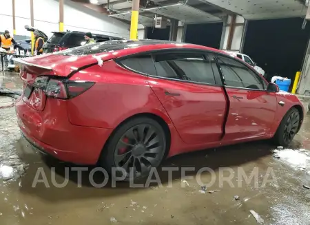 TESLA MODEL 3 2022 vin 5YJ3E1EC4NF177649 from auto auction Copart