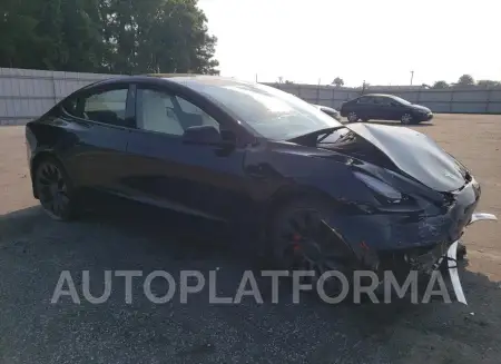 TESLA MODEL 3 2023 vin 5YJ3E1ECXPF418407 from auto auction Copart