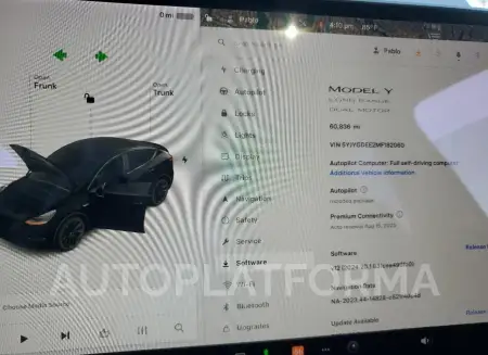 TESLA MODEL Y 2021 vin 5YJYGDEE2MF182060 from auto auction Copart