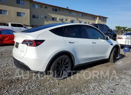 TESLA MODEL Y 2022 vin 7SAYGDEE8NA013937 from auto auction Copart