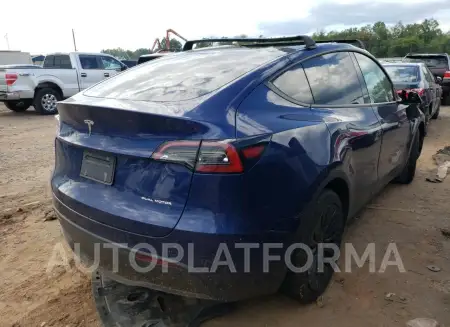 TESLA MODEL Y 2022 vin 7SAYGDEE8NF463901 from auto auction Copart