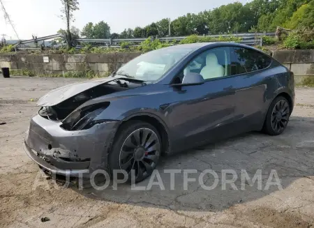 TESLA MODEL Y 2022 vin 7SAYGDEF7NF507525 from auto auction Copart