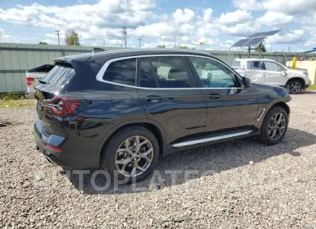 BMW X3 XDRIVE3 2022 vin 5UX53DP07N9J61764 from auto auction Copart