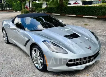 Chevrolet Corvette 2019 2019 vin 1G1YF3D72K5115434 from auto auction Copart