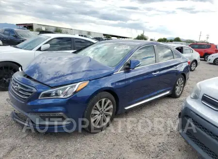 Hyundai Sonata 2017 2017 vin 5NPE34AF8HH542968 from auto auction Copart