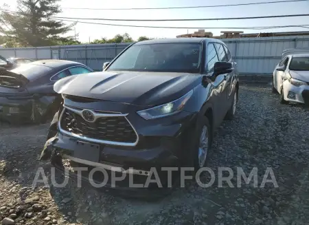 TOYOTA HIGHLANDER 2021 vin 5TDCZRBH2MS138362 from auto auction Copart