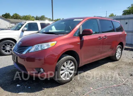 Toyota Sienna XLE 2017 2017 vin 5TDDZ3DC2HS175341 from auto auction Copart