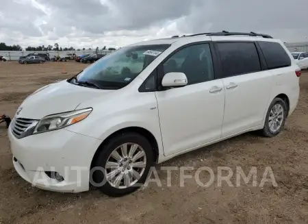 TOYOTA SIENNA XLE 2017 vin 5TDDZ3DC8HS160472 from auto auction Copart