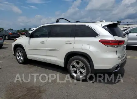 TOYOTA HIGHLANDER 2018 vin 5TDDZRFH8JS863944 from auto auction Copart