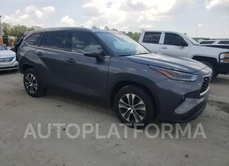 TOYOTA HIGHLANDER 2021 vin 5TDGZRAH5MS075843 from auto auction Copart