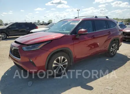 Toyota Highlander 2021 2021 vin 5TDHZRBH4MS070166 from auto auction Copart