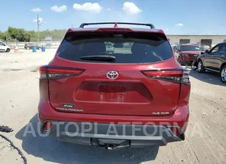 TOYOTA HIGHLANDER 2021 vin 5TDHZRBH4MS070166 from auto auction Copart