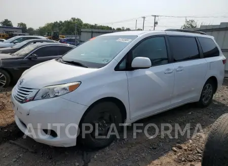 Toyota Sienna LE 2015 2015 vin 5TDJK3DC1FS095291 from auto auction Copart